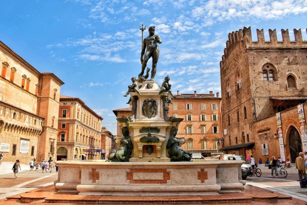 fantastyczna fontanna Neptuna